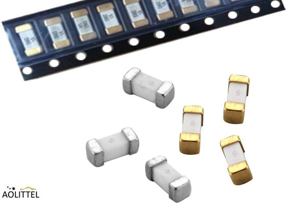 le fil 6125 2410 1808 en or lent à retard de temps d'avance de coup du fusible 250V 2A de bâti de Suface d'air a plaqué