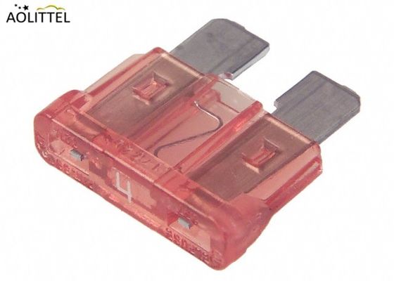 Type embrochable des véhicules à moteur fusible automatique rouge de logement en plastique de lame d'ATC de la taille 10A moyenne avec l'alliage de zinc ou d'aluminium