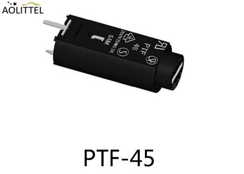 Support cylindrique PTF-45 de fusible de carte PCB de la verticale 5x20mm de Shocksafe 10 ampères 250 volts avec le couvercle à visser 10 millimètres d'espacement de Pin