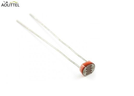 Cellule photoconductrice encapsulée par plastique en céramique de Cd de la résistance d'humidité 7mm pour le photodétecteur de photorésistance