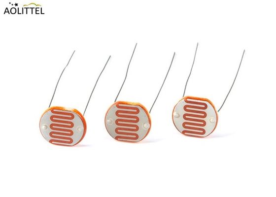 le plastique de 12mm a enduit la résistance dépendant de la lumière de LDR GM12528 10-20K pour le contrôle léger