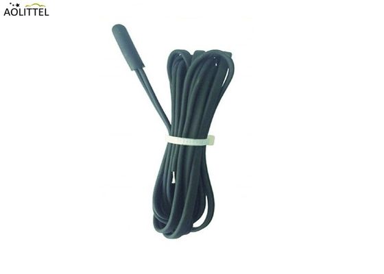 Capteur de température micro de l'injection 6x15mm NTC de la bande IP68 10KΩ±1% B2550=3950±1% avec le câble plat du B AWG26# 2 mètres