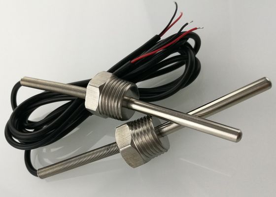 Le capteur de température micro à vis du fil 50mm de TNP de la mesure 1/2 de température de l'eau » 10K avec 1m a protégé le câble UL2464 22AWG