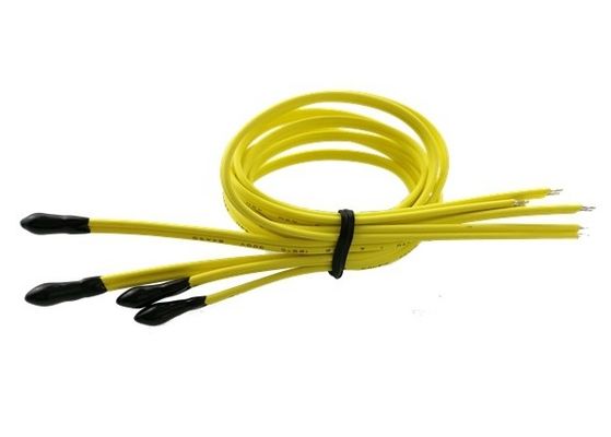 Thermiquement l'époxyde AEC-Q200 conducteur a scellé la thermistance de la perle NTC 30KOhm 3950 avec le câble d'UL4411 24AWG 2C 125C 300V