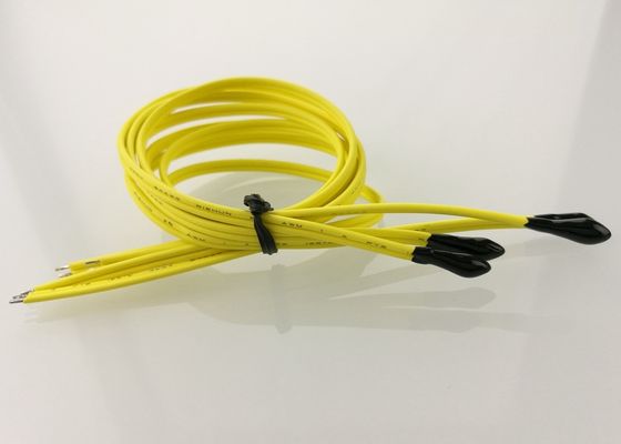 Thermiquement l'époxyde AEC-Q200 conducteur a scellé la thermistance de la perle NTC 30KOhm 3950 avec le câble d'UL4411 24AWG 2C 125C 300V
