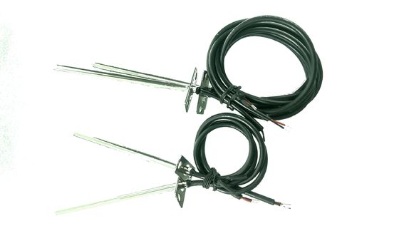 Capteur de température micro de conduit de réfrigérateur 10K 3380 600mm avec le bâti de bride d'acier inoxydable pour la climatisation centrale