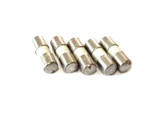 Fusible en céramique Non-réglable à sorties axiales de tube de temps de réponse rapide l'un 2.5A 250VAC avec le coup rapide de 3.6x10mm choisissent le chapeau