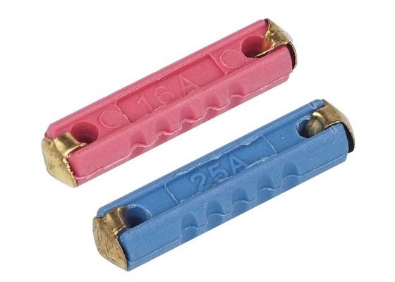 Le fusible automatique européen en alliage de zinc standard de la bakélite 6x24mm de DIN72581 GBC 32VDC 5A-40A pour la lame automatique de voiture des véhicules à moteur d'UE fond