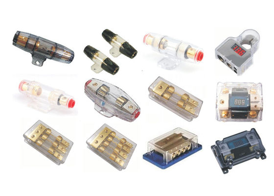Bloc intégré des véhicules à moteur de fusible ANL AGU 5AG de voiture de fusible de l'amplificateur audio du support 2 de la manière 3 de manière automatique multi résistante de la manière 4
