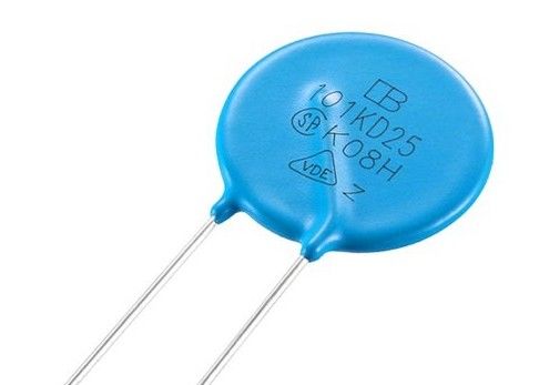 Résistance rapide de varistance d'oxyde de zinc de la réponse VDR 25mm de suppression de surtension 25D101K 100V pour la protection de montée subite