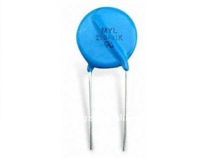 Résistance rapide de varistance d'oxyde de zinc de la réponse VDR 25mm de suppression de surtension 25D101K 100V pour la protection de montée subite