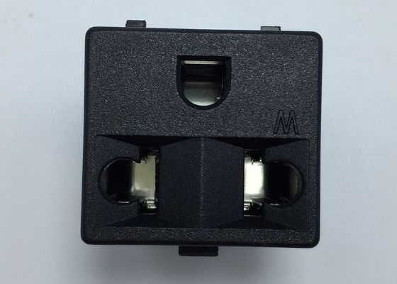 l'UE de l'Australie USA R-U du Brésilien 3Pin vers le Brésil branchent le débouché de noir de convertisseur de voyage d'adaptateur de chargeur de prise électrique de courant alternatif
