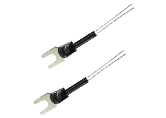 Type adapté aux besoins du client capteur 100K 1% d'U de température de surface de dispositif médical de sonde bâti de vis de connecteur de fourchette de thermistance de 3950 NTC