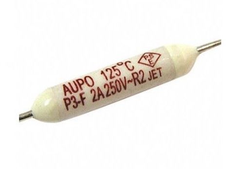 Coupure thermique en céramique 125C 250V 2A de TF de fusible de granule subminiature d'Aupo P3-F Pico à sorties axiales pour le climatiseur