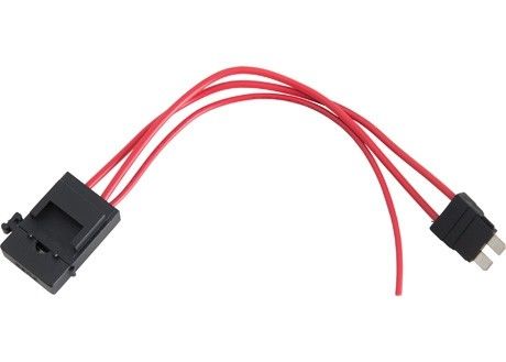 Boîte automatique intégrée carrée en plastique MT205 de support de fusible de câble par chapeau de Shell de noir rouge de fil pour le mini fusible de lame de voiture