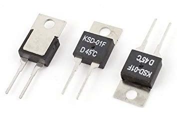 TO-220 coupure thermique Fus de réinitialisation automatique du paquet KSD-01F 85C OR de contrôle de température de thermostat bimétallique fermé normal de commutateur