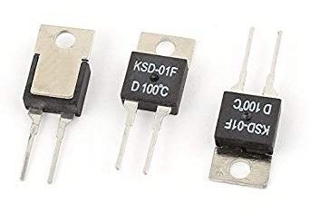 TO-220 coupure thermique Fus de réinitialisation automatique du paquet KSD-01F 85C OR de contrôle de température de thermostat bimétallique fermé normal de commutateur