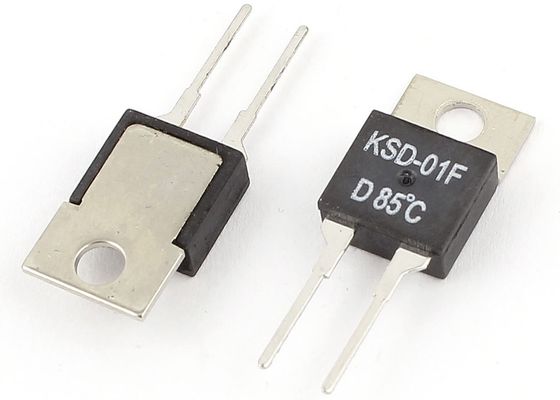 TO-220 coupure thermique Fus de réinitialisation automatique du paquet KSD-01F 85C OR de contrôle de température de thermostat bimétallique fermé normal de commutateur