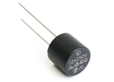 8.5x7.2mm SR-5-2A-AP subminiatures ont classé autour du fusible micro de laps de temps en plastique SRT1200A T2A250V avec l'avance espaçant 5.08mm