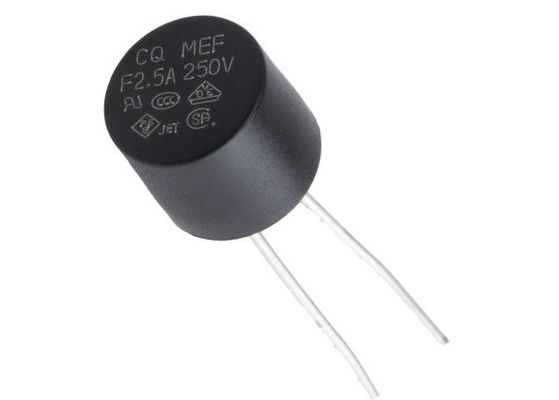 VDE de la force expéditionnaire des Marines subminiature 001 F1A 250V 8.35x7.7mm de fusible de chapeau en plastique cylindrique temporaire rapide avec le paquet en vrac de bande