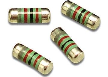 Le fil fusible sans plomb de l'Anti-montée subite 0204 0207 0309 SMD blessent les résistances de film métallique 0.125W 0.25W 0.5W 1W 2W de carbone de MELF
