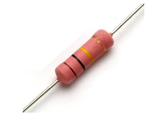 0.25W 0.5W 0.6W 1W 2W 3W jeûnent la résistance de film métallique fusible antidéflagrante 0.1OHM-1KOHM