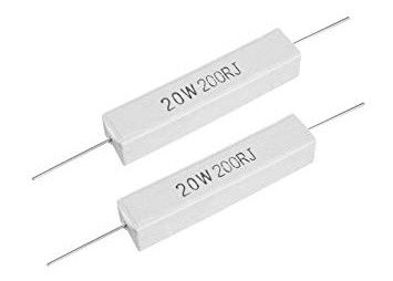 Le ciment en céramique de haute alumine du radar de moyenne puissance SQS de SQP SQM SQZ SQH a fixé la résistance bobinée 20W 500RJ 63x13x13mm