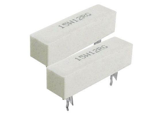 Le ciment en céramique de haute alumine du radar de moyenne puissance SQS de SQP SQM SQZ SQH a fixé la résistance bobinée 20W 500RJ 63x13x13mm