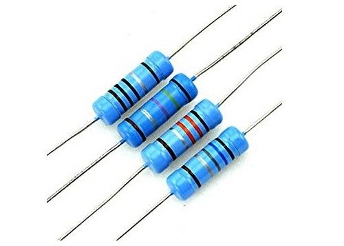 Ultra bleu normal de l'ohm ±1% de la petite taille 3WS 220 de la taille 2W de la résistance 1550 fixes de film métallique de précision