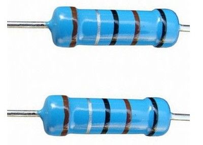 Ultra bleu normal de l'ohm ±1% de la petite taille 3WS 220 de la taille 2W de la résistance 1550 fixes de film métallique de précision