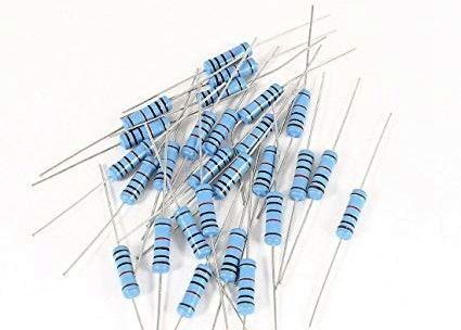 Ultra bleu normal de l'ohm ±1% de la petite taille 3WS 220 de la taille 2W de la résistance 1550 fixes de film métallique de précision