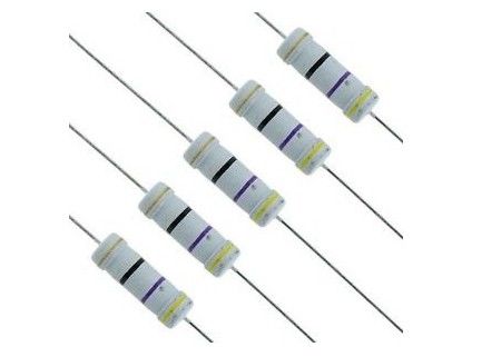 Gris à pellicule d'oxyde miniaturisé de l'ohm 2485 de la résistance 470R 5W 700V 470 en métal inflammable de MOF