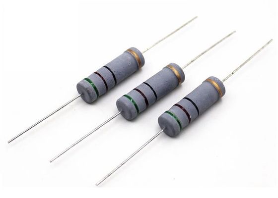Gris à pellicule d'oxyde miniaturisé de l'ohm 2485 de la résistance 470R 5W 700V 470 en métal inflammable de MOF