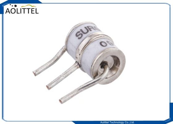 2046 2048 tube en céramique radial résistant 8x10mm 350V 20KA de décharge gazeuse de 3 électrodes