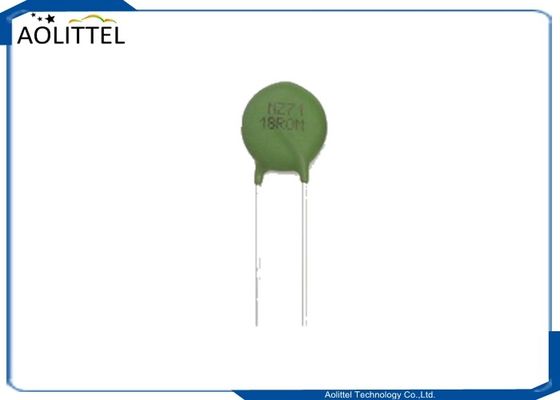 Comité technique 18Ohm 60C de démagnétisation de information enduit de silicone de la thermistance MZ71-18RM AC270V 14mm de ptc pour la couleur TV