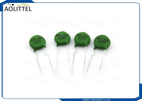 Comité technique 18Ohm 60C de démagnétisation de information enduit de silicone de la thermistance MZ71-18RM AC270V 14mm de ptc pour la couleur TV