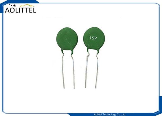 lancement 5mm 100R de la thermistance ptc 15P 15mm de 15mm 120 vert de la résistance thermique 200mA de degré pour le circuit à C.A. de télécom