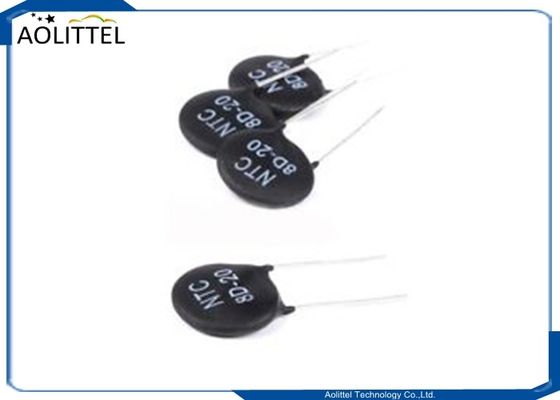 Limiteur de courant d'irruption des thermistances 8D-20 8D20 8ohms 6Amp 20mm de la puissance NTC de la protection de circuit MF72