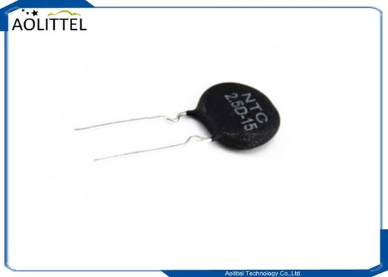 Lancement négatif 7.5mm de coefficient de température 7A de l'ohm 15mm de la thermistance 2.5D-15 2,5 du disque NTC