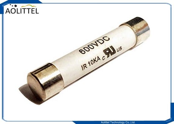 Fusible en céramique de type cassette temporaire rapide 6x32mm 3AB 300V 500V 600V 660V 1000V 10A de tube