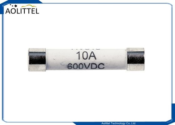 Fusible en céramique de type cassette temporaire rapide 6x32mm 3AB 300V 500V 600V 660V 1000V 10A de tube