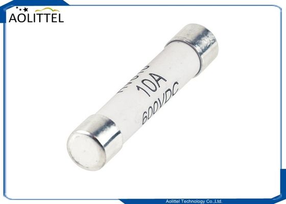 Fusible en céramique de type cassette temporaire rapide 6x32mm 3AB 300V 500V 600V 660V 1000V 10A de tube