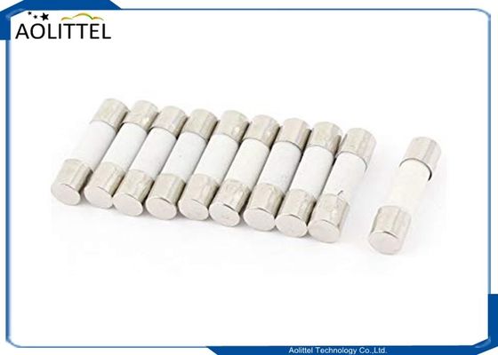 Fusibles à cartouche en céramique à retard de temps à haute tension 5x20mm 500V 500mA avec le sable anti-déflagrant