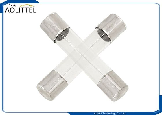 fusible rapidement de action 6.250MFC1500A de tube de verre à C.A. 250V 125V des fusibles à cartouche de 3AB 3AG 6.35x32mm 5A