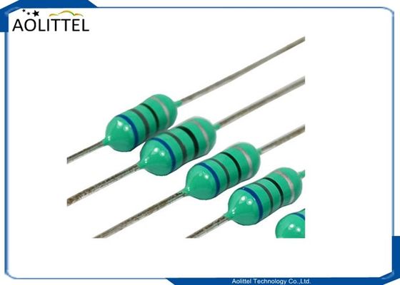 bobine sans fil de chargeur de 0.22uH 400mA 0.4Ohm 25.2MHZ, code couleurs fixe axial d'inducteur d'obstruction enduite d'époxyde 2.8x4.8mm